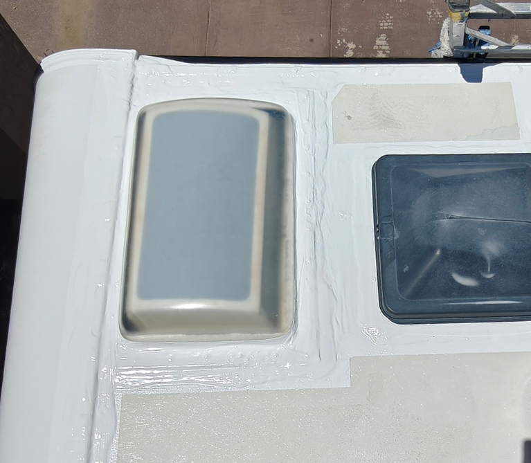 Sealed skylight and vent after maintenance