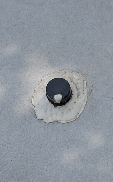 Plumbing vent before roof repair