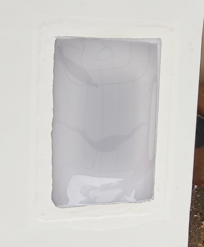 Sealed skylight after roof replacement